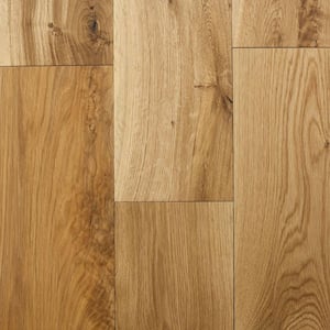 Take Home Sample - Castlebury Natural Euro Sawn White Oak Solid Hardwood Flooring - 5 in. x 7 in.