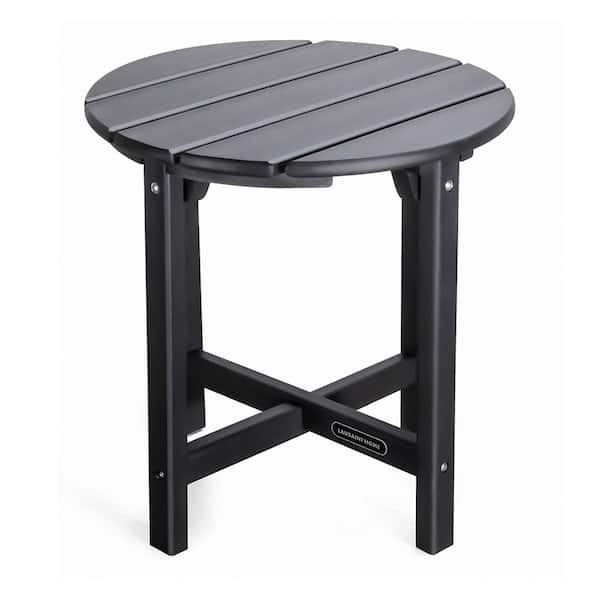 Unbranded Black Round Plastic Outdoor Coffee Table