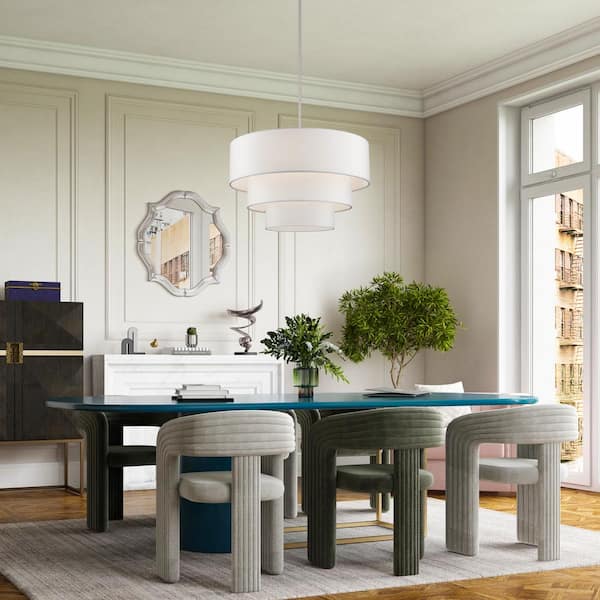 Livex Lighting Manorwood 5-Light Brushed Nickel Chandelier with