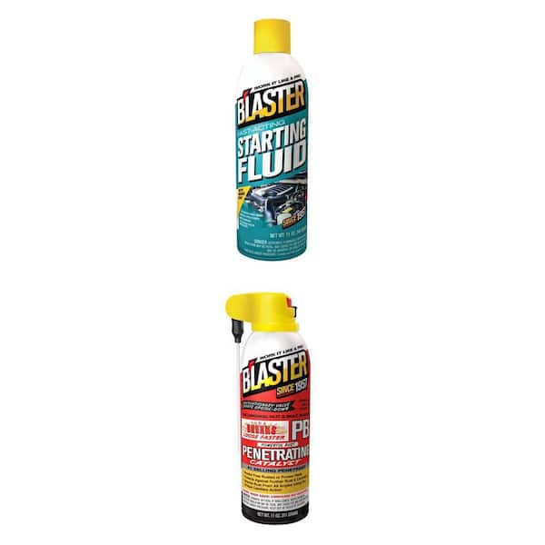 11 oz. Fast-Acting Engine Starting Fluid and 11 oz. PB Penetrating Oil Combo (2-Piece)