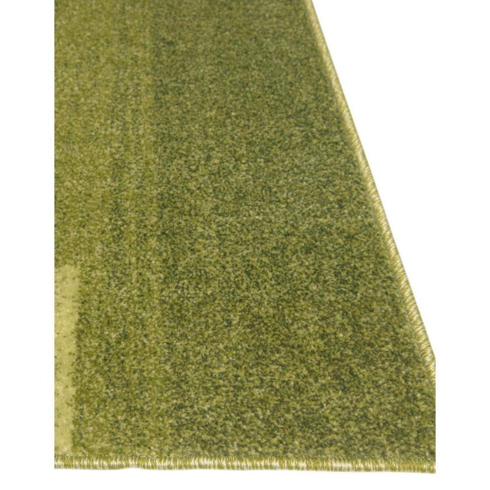Green Geometric Tufted Washable 6' x 9' Area Rug