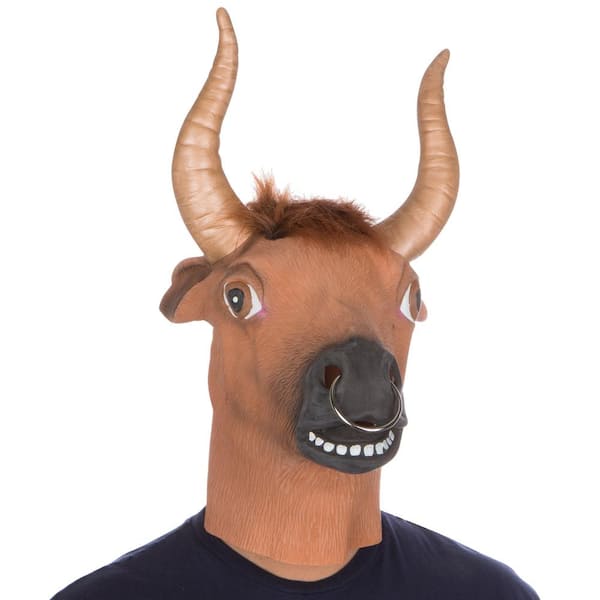 Unbranded Latex Halloween Party Costume Bull Ring Mask