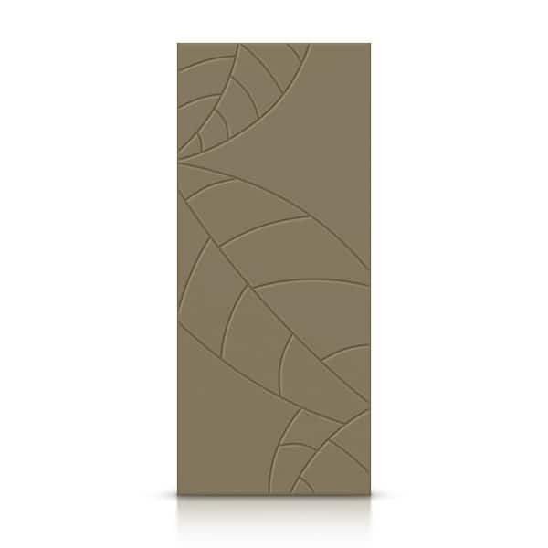 CALHOME 24 in. x 80 in. Hollow Core Olive Green Stained Composite MDF Interior Door Slab