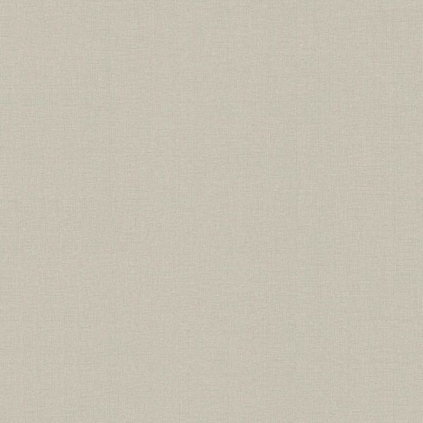 Rugged Linen Powder Sand White Wallpaper