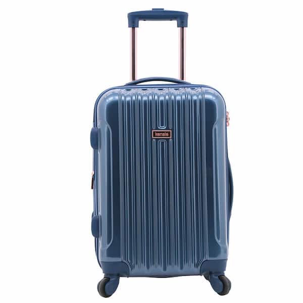 Kensie in. Alma in. Collection 20 in. Hardside Metallic Rolling Carry-on with Spinner Wheels