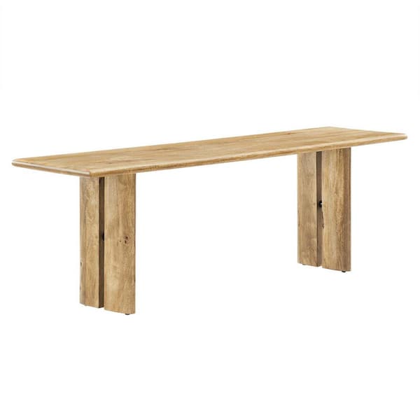 Amistad in Oak Wood Dining Bench 58 in.