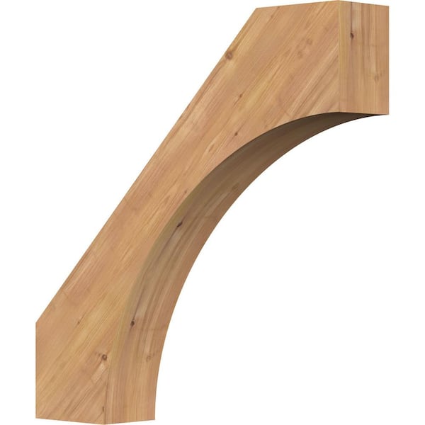 Ekena Millwork 5 1/2"W x 30"D x 30"H Westlake Smooth Knee Brace, Western Red Cedar