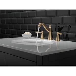 Mylan 8 in. Widespread 2-Handle Bathroom Faucet in Champagne Bronze