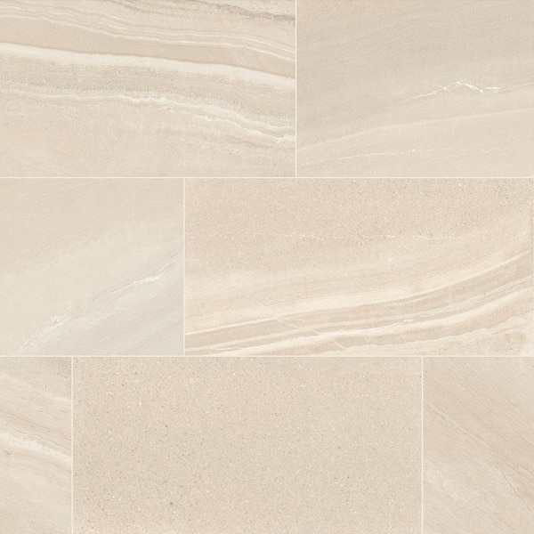 Seville Beige 12 in. x 24 in. Matte Rectified Porcelain Floor and Wall Tile (425.6 sq. ft./Pallet)