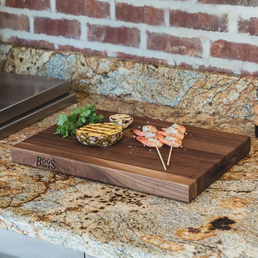 John Boos Walnut Reversible 18x12 Wood Cutting Board