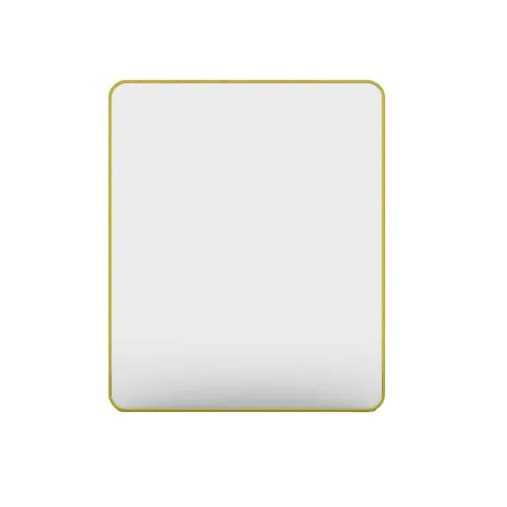 30 in. W x 36 in. H Rectangular Aluminum Alloy Framed Wall Bathroom Vanity 
