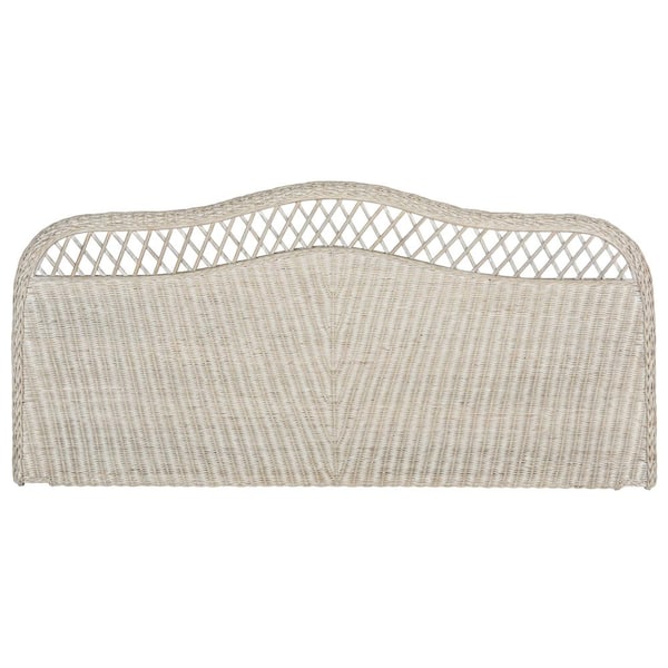 SAFAVIEH Sephina Gray Full Upholstered Headboard