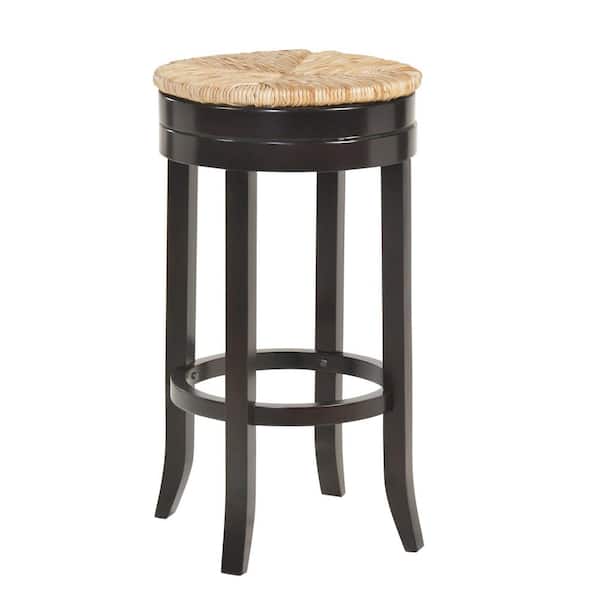 Irving 30 in. Espresso Swivel Bar Stool
