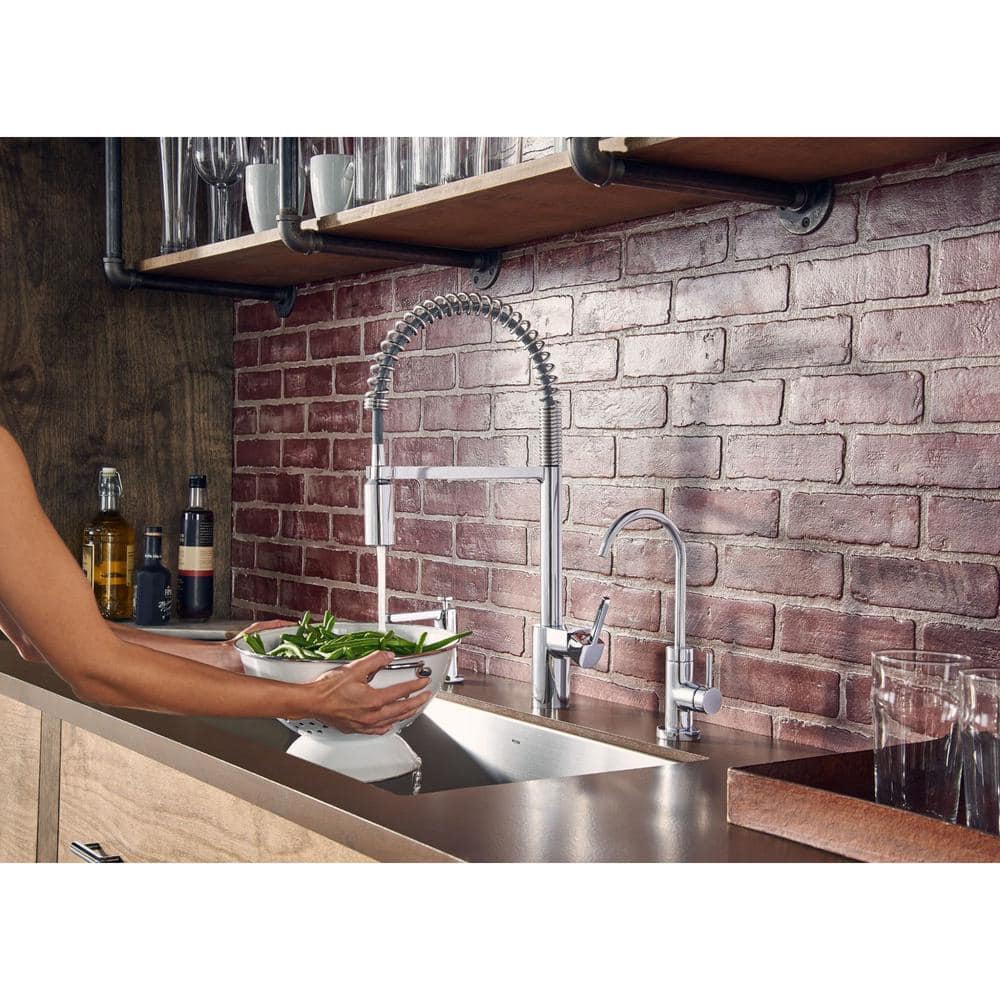 Chrome Touchless Pull-Down Kitchen Faucet with Spray