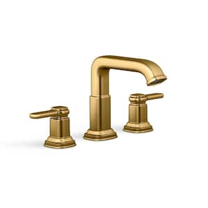 Numista 8 in. Widespread 2-Handle Bathroom Faucet in Vibrant Brushed Moderne Brass