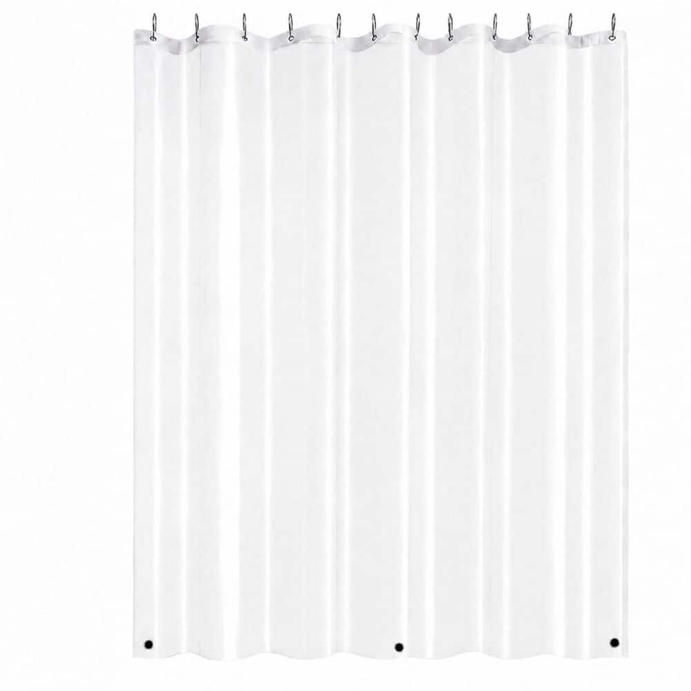 72 in. W x 72 in. L Clear PEVA Shower Curtain Liner with Metal Grommets, 1-Pack, Weighted Hem price history on PriceWatchPro