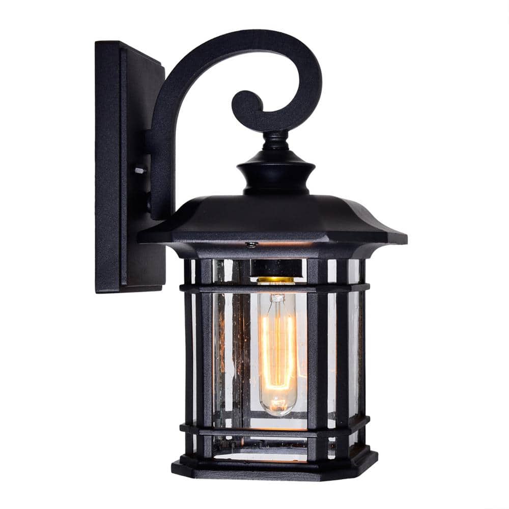 Blackburn 1 Light Outdoor Black Wall Lantern price history on PriceWatchPro