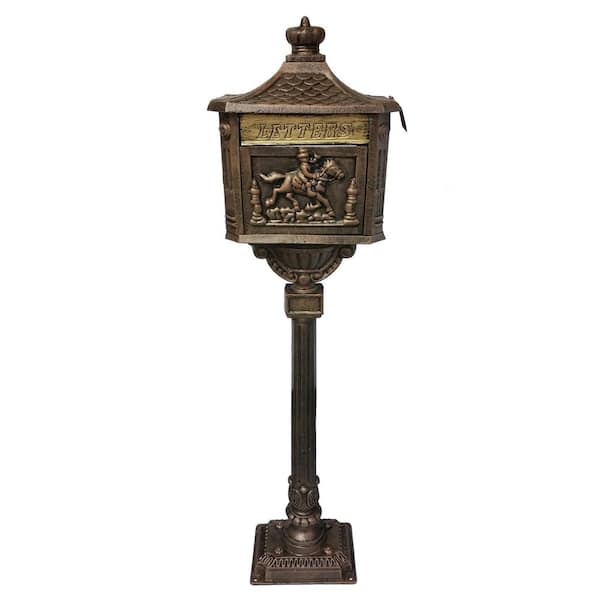 Unbranded Chelsea 59 in. Outdoor Mail Box