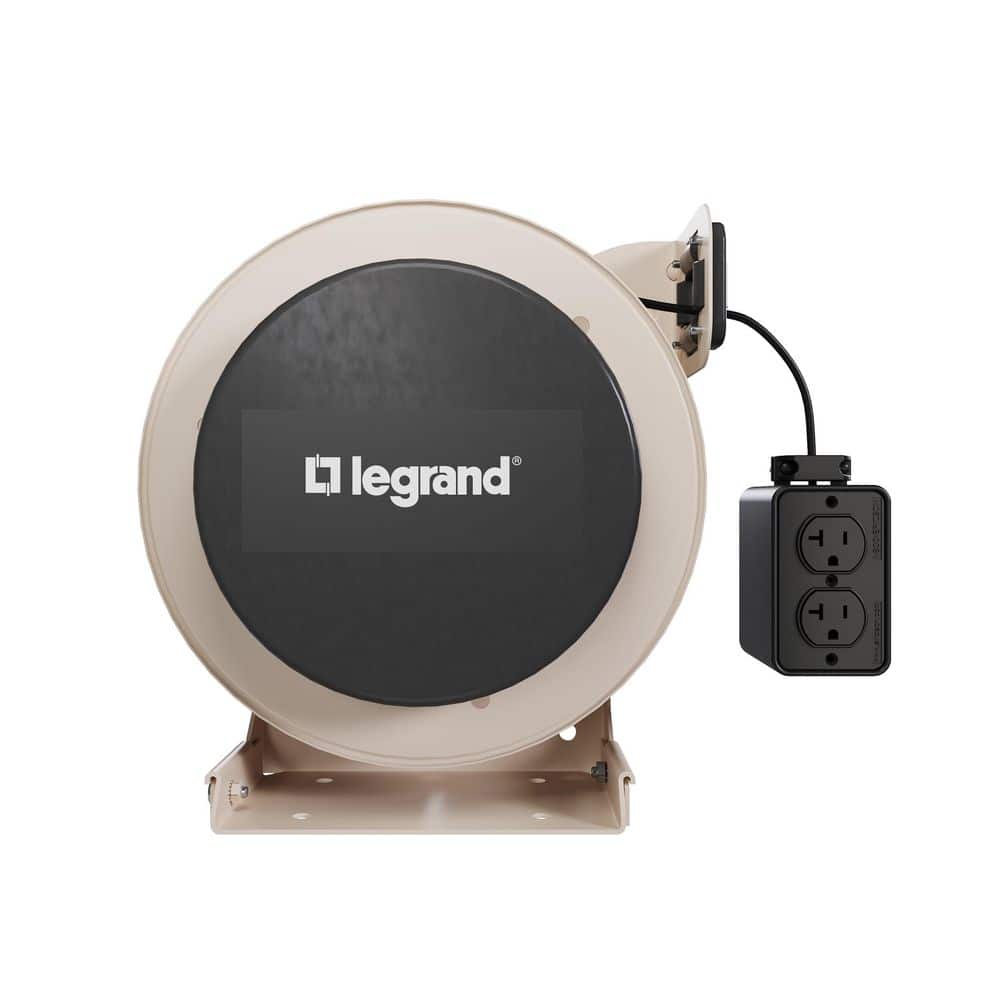 1000 Series Commercial/Industrial 25 ft. Cord 12AWG/3 Wire 20 Amp Retractable Cable Extension Cord Reel with 4 Outlets price history on PriceWatchPro