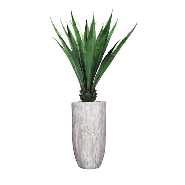 VINTAGE HOME Vintage Home Artificial 68 in. High Artificial Faux Agave With Fiberstone Planter For Home Decor