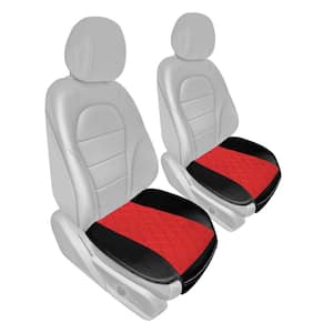 Faux Leather 21 in. x 21 in. x 1 in. Seat Cushion Pad with Front Pocket - Front Set