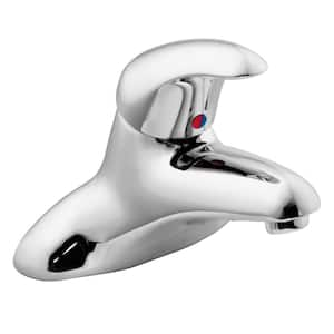 Commercial 4 in. Centerset Single-Handle Lavatory Faucet, Chrome Plated