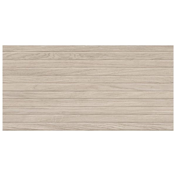 Woodstrip Arce 11-3/4 in. x 11-3/4 in. Ceramic Wall Take Home Tile Sample