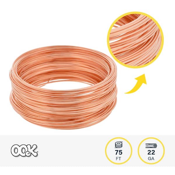 10' Round Dead Soft Copper Wire - 12 Gauge
