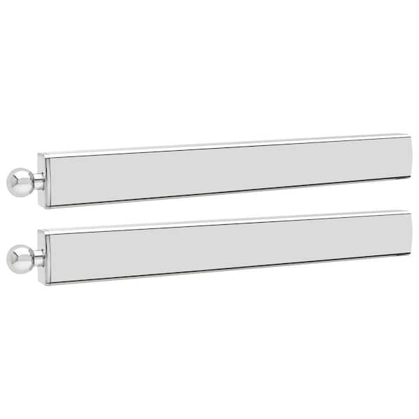 Rev-A-Shelf 0.91 in. W Chrome Steel Valet Rod Closet Rod (2-Pack)