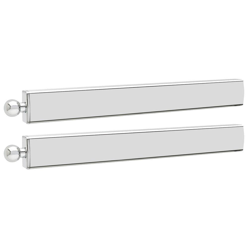 Rev-A-Shelf 14" Chrome Telescoping Closet Valet Rod 2 Pack