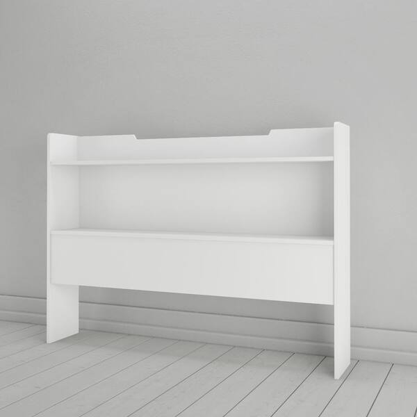 Nexera White Full Size Bookcase Headboard 346303 The Home Depot