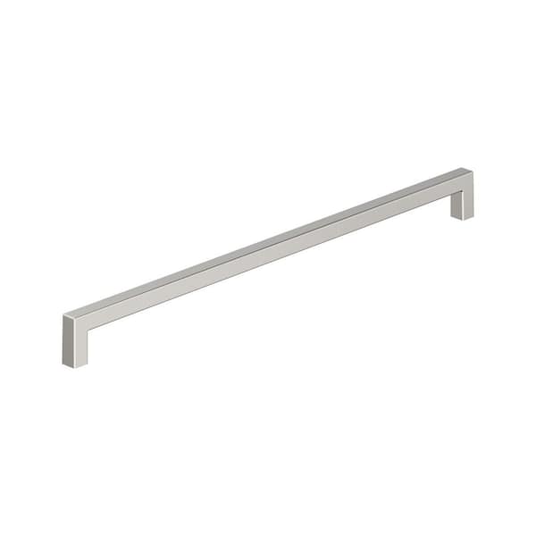 Monument 12-5/8 inch (320mm) Center-to-Center Polished Nickel Bar Cabinet Pull