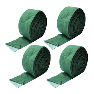 65 ft. x 0.4 ft. Double Laminated Tree Protector Wraps Green for Gardening Tree Protector (2-Pack)