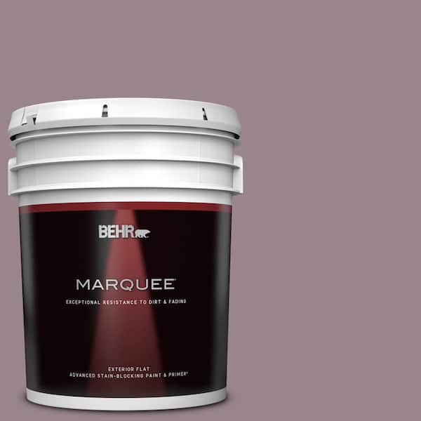 BEHR MARQUEE 5 gal. Home Decorators Collection #HDC-CL-05 Orchard Plum Flat Exterior Paint & Primer
