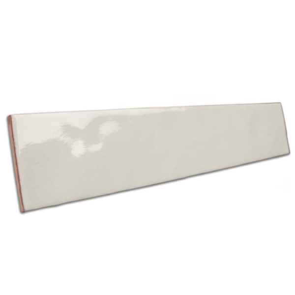 Menorca White 3 in. x 13 in. Ceramic Wall Tile (6.44 sq. ft./Case)