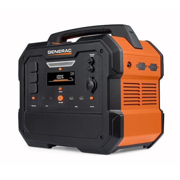 Generac GB2000 2106wH Portable Power Station with Lithium-Ion Battery, Battery Generator for Outdoor, Camping, Solar Charging