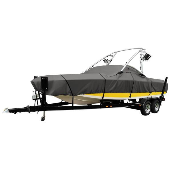 Classic Accessories StormPro Heavy-Duty Ski & Wakeboard Tower Boat Cover, Fits boats 20-22 ft long, beam width to 106 in
