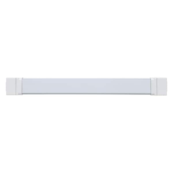 LEDVANCE 2 ft. Vapor Tight Integrated LED Gray Wraparound Light with Dual Selectable CCT and Lumen