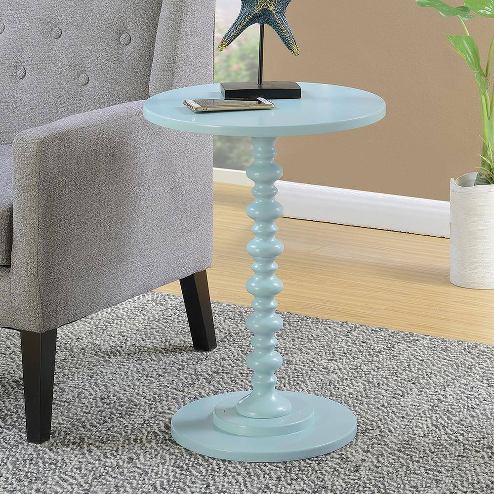 Palm Beach Blue Spindle Table - thumbnail 8