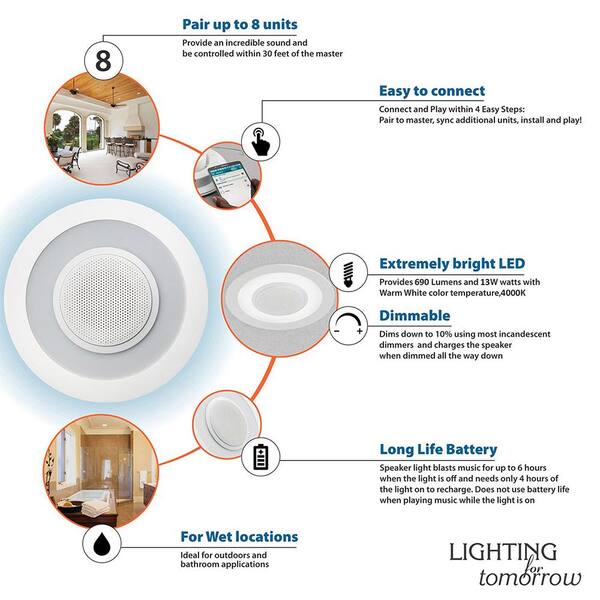 lithonia can light speaker