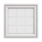 Jeld-wen 35.5 In. X 35.5 In. V-4500 Series White Vinyl Left-handed 