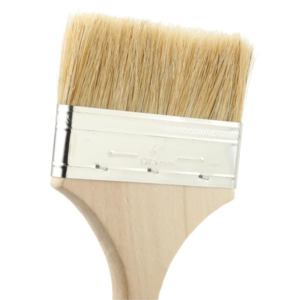 Brush Stain 4in White China FHR00144