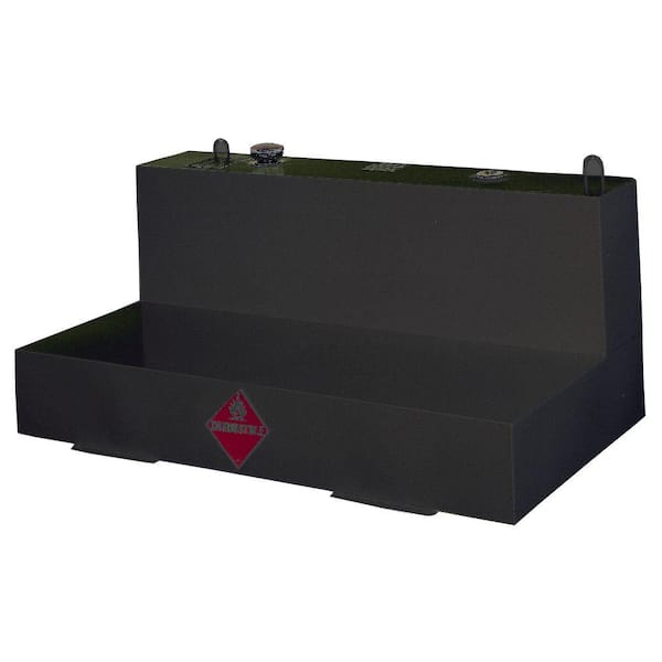 Crescent Jobox L-Shaped Steel Liquid Transfer Tank in Black