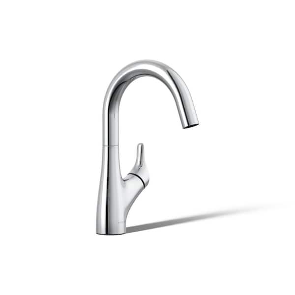 Rival Single-Handle Bar Sink Faucet in Polished Chrome