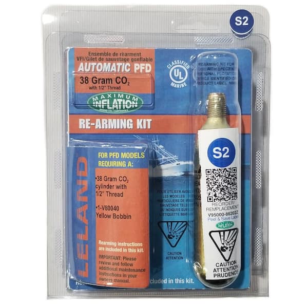 Unbranded Leland 38-Gram Inflatable Life Vest Rearming Kit for V95000 Series - Auto