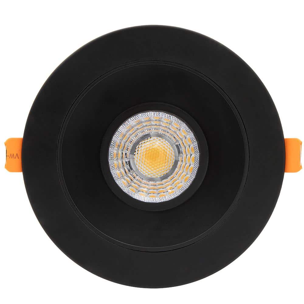 4.81" Matte Black Aluminum LED Recessed Ceiling Downlight