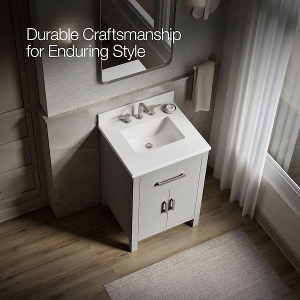 KOHLER Kresla 25in. Single Sink Freestanding Atmos Grey Bath