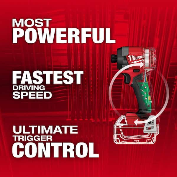 M18 FUEL 18V Lithium-Ion Brushless Cordless 1/4 in. Hex Impact Driver w/ FORGE 8.0 Ah Battery