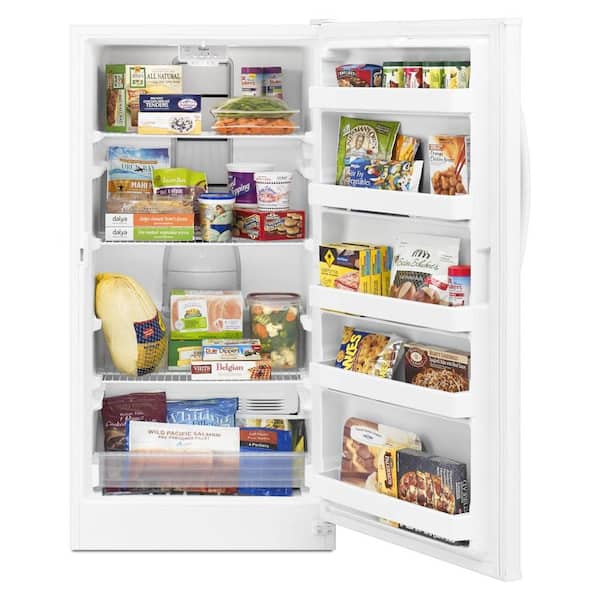 15.7 cu. ft. Frost Free Upright Freezer in White