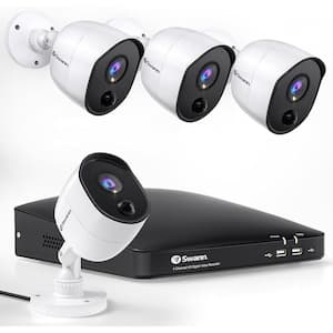 4-Channel 64GB DVR Security Camera System with 4 -1080p Wired Bullet Cameras